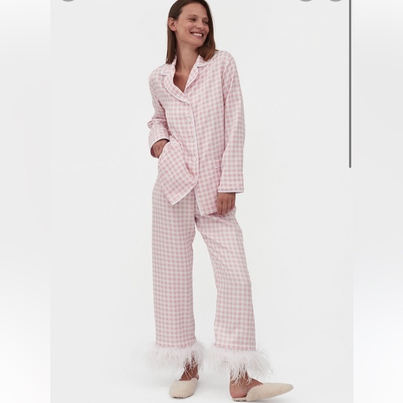 Sleeper feather pj set - Picture 1 of 15